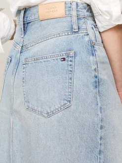 Tommy Hilfiger Röcke*DNM MIDI STRAIGHT SKIRT HW Ash