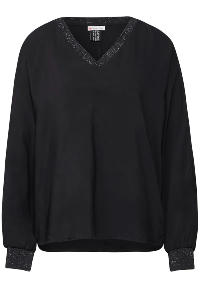 Street One Blusen*Dolman Bluse Black
