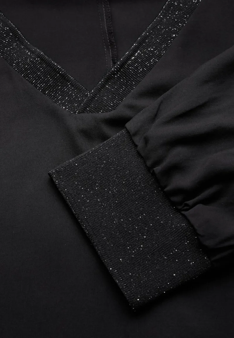 Street One Blusen*Dolman Bluse Black