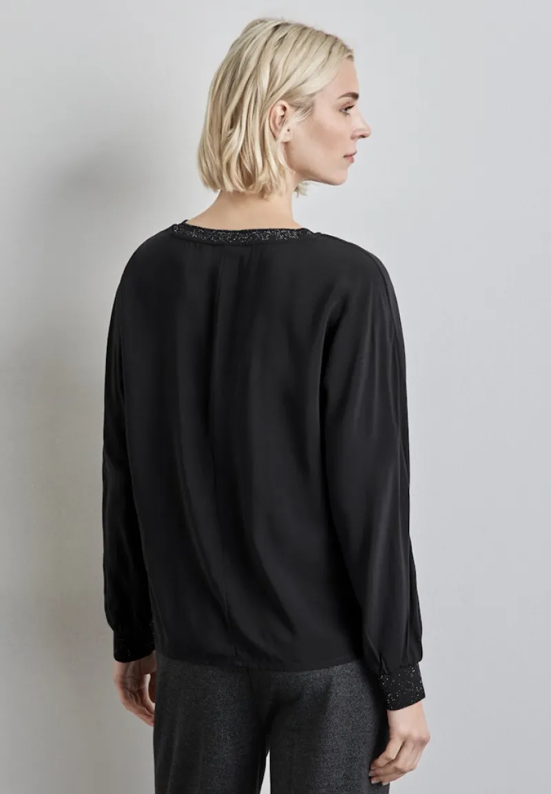 Street One Blusen*Dolman Bluse Black