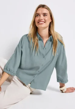 Street One Blusen*Dolman Hemdbluse arona blue