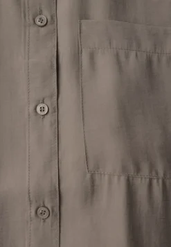 Street One Blusen*Dolman Hemdbluse dark tumbled beige