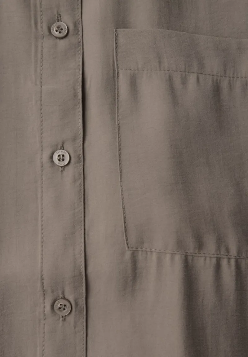 Street One Blusen*Dolman Hemdbluse dark tumbled beige
