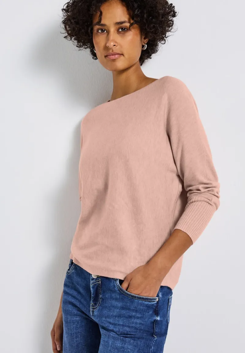 Street One Pullover & Sweatshirts*Dolman Pullover faded rose mel.