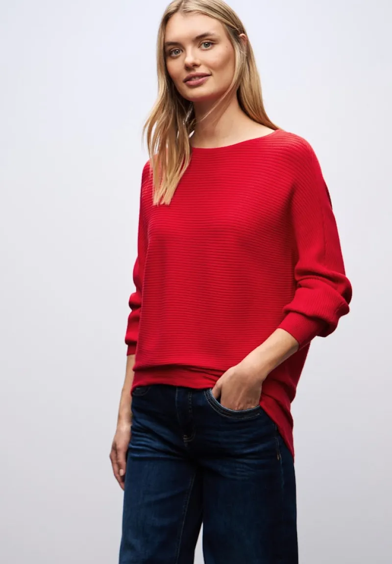 Street One Pullover & Sweatshirts*Dolman Pullover Racing Red