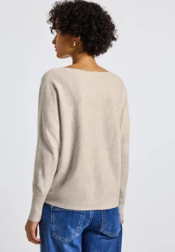 Street One Pullover & Sweatshirts*Dolman Pullover tusk cream mel.