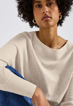 Street One Pullover & Sweatshirts*Dolman Pullover tusk cream mel.