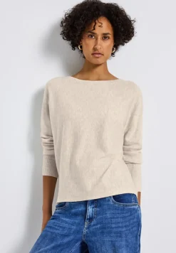 Street One Pullover & Sweatshirts*Dolman Pullover tusk cream mel.