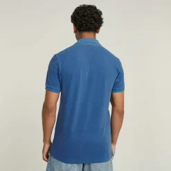 G-star Raw Shirts*Dunda overdyed slim polo ss pilot gd