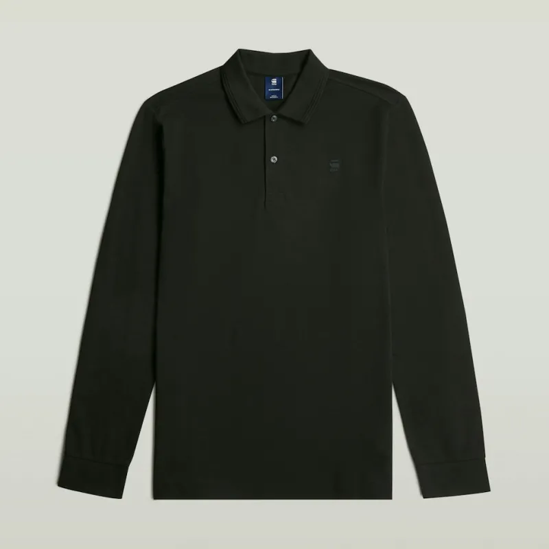 G-star Raw Shirts*Dunda slim polo ls dk black