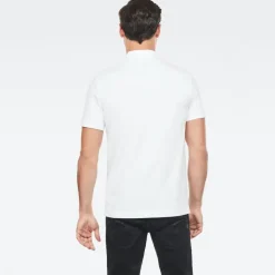 G-star Raw Shirts*Dunda slim polo ss white