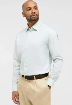 ETERNA Hemden|Big Boys*Dynamic Cotton Dobbydesign Langarm pistazie