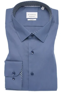 ETERNA Hemden|Big Boys*Dynamic Cotton Popeline Langarm denim