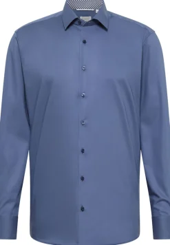 ETERNA Hemden|Big Boys*Dynamic Cotton Popeline Langarm denim