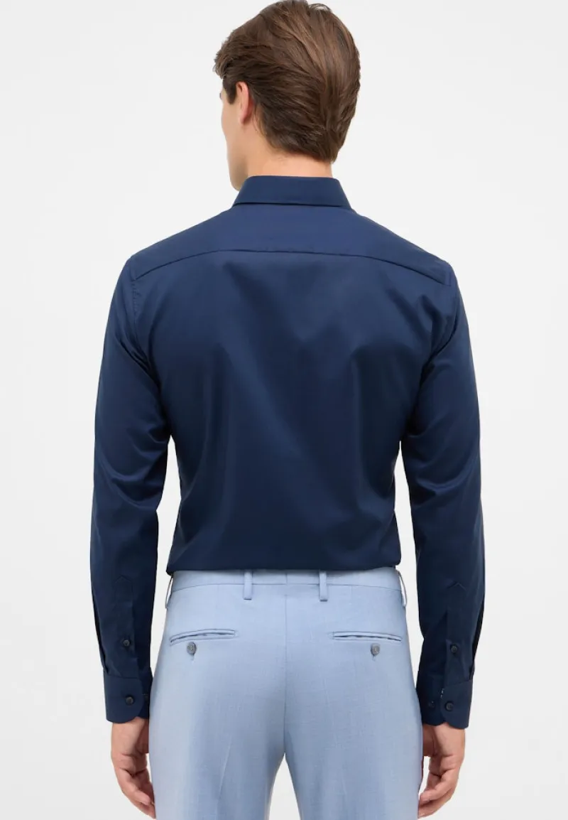 ETERNA Hemden|Big Boys*Dynamic Cotton Popeline Langarm navy