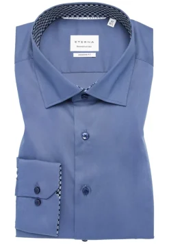 ETERNA Hemden|Big Boys*Dynamic Cotton Popeline Langarm denim