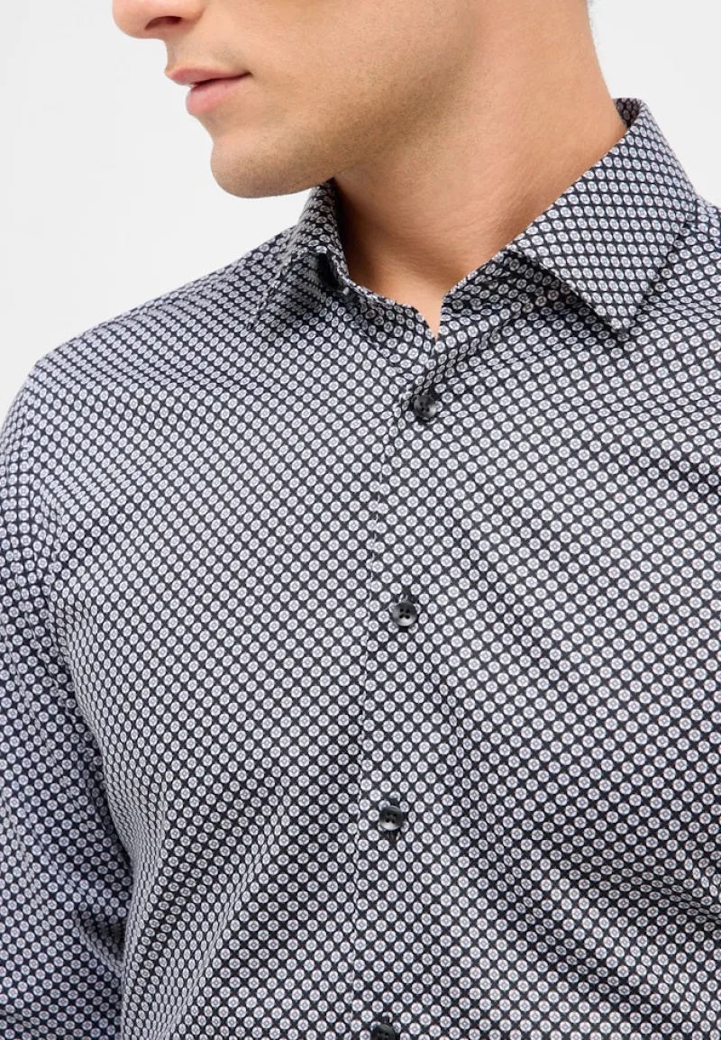 ETERNA Hemden|Big Boys*Dynamic Cotton Twill Langarm anthrazit