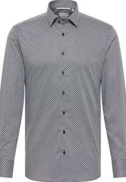 ETERNA Hemden|Big Boys*Dynamic Cotton Twill Langarm anthrazit