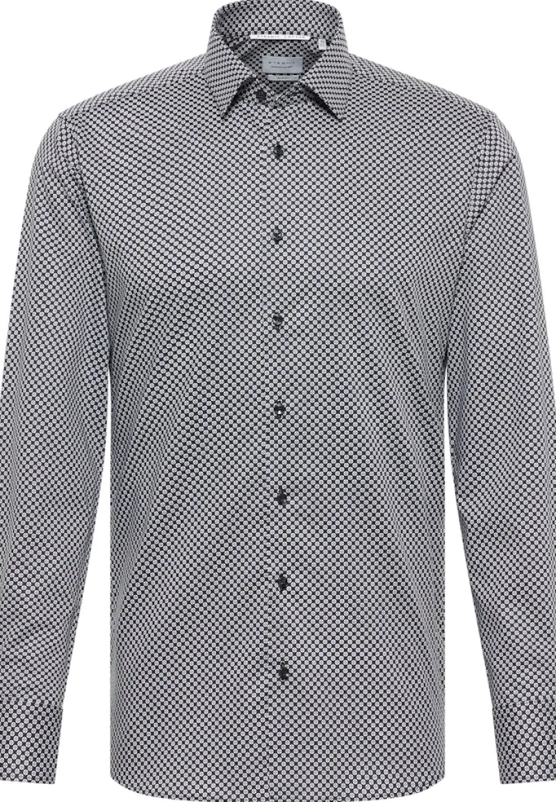 ETERNA Hemden|Big Boys*Dynamic Cotton Twill Langarm anthrazit