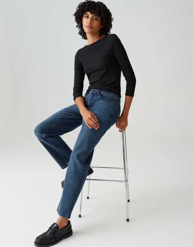 Opus Jeans*Elma clever deep blue black