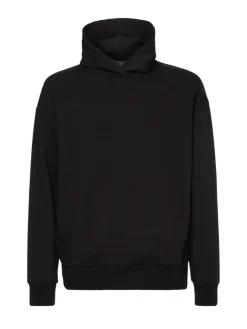 Calvin Klein Pullover & Sweatshirts*EMBOSSED RIB COMFORT HOODIE ck black
