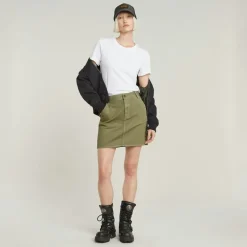 G-star Raw Shirts*Embro g-script logo r t wmn white