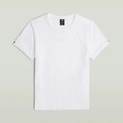G-star Raw Shirts*Embro g-script logo r t wmn white
