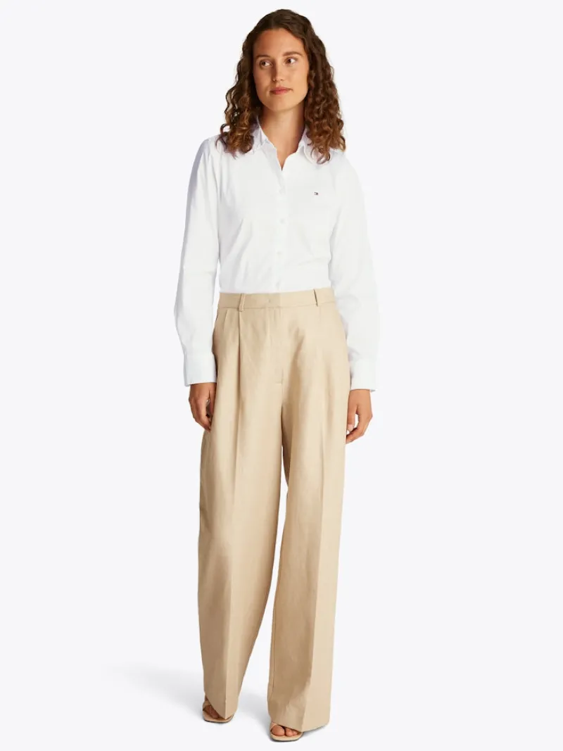 Tommy Hilfiger Blusen*ESS POPLIN REGULAR SHIRT th optic white