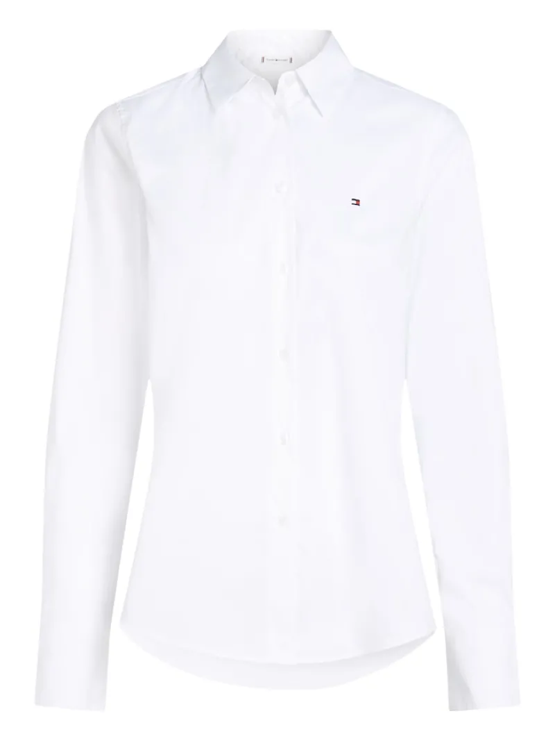 Tommy Hilfiger Blusen*ESS POPLIN REGULAR SHIRT th optic white