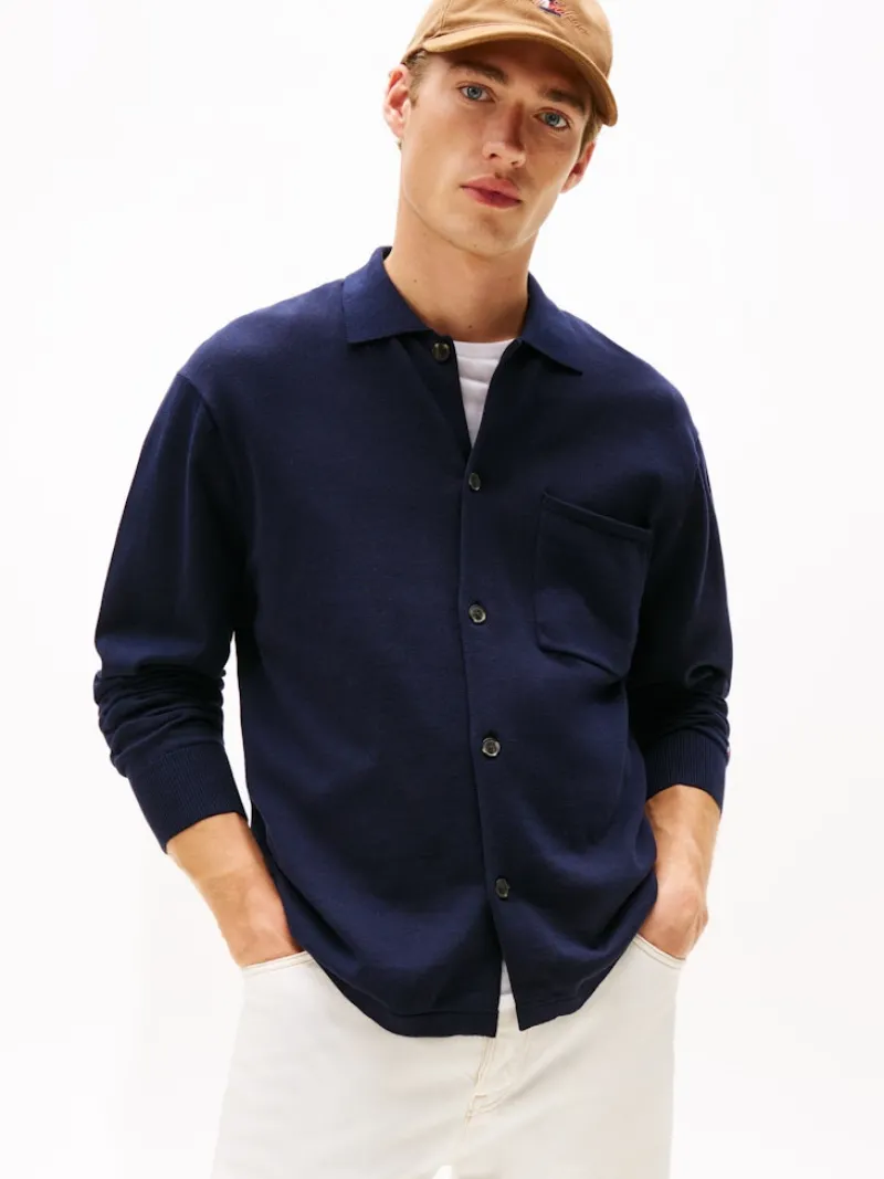 Tommy Hilfiger Hemden|Big Boys*ESSENTIAL COTTON LS OVER SHIRT desert sky