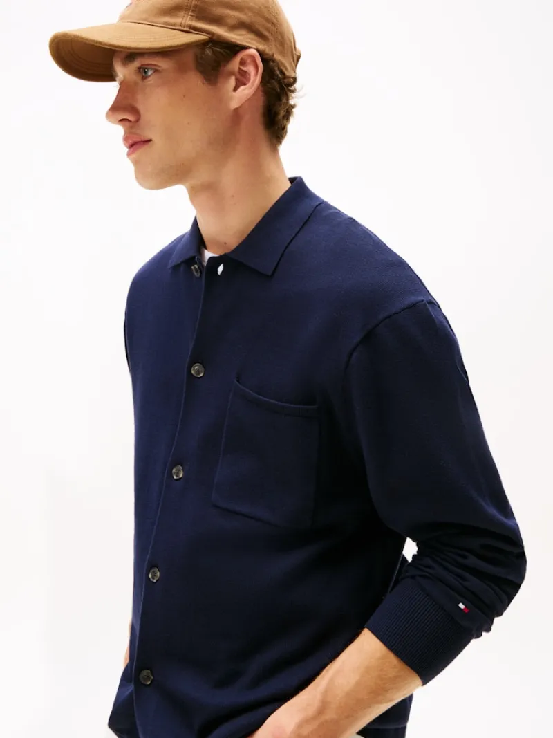 Tommy Hilfiger Hemden|Big Boys*ESSENTIAL COTTON LS OVER SHIRT desert sky