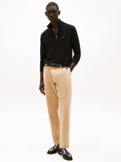 Tommy Hilfiger Pullover & Sweatshirts|Big Boys*ESSENTIAL COTTON ZIP MOCK Black