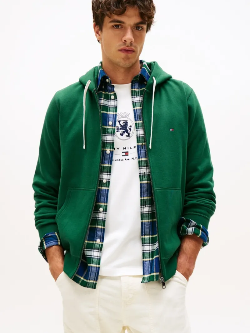 Tommy Hilfiger Pullover & Sweatshirts|Big Boys*ESSENTIAL FLEECE ZIP THROUGH ornamental green