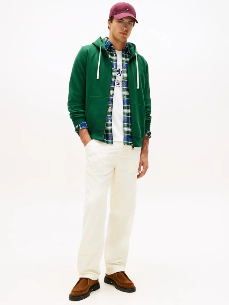 Tommy Hilfiger Pullover & Sweatshirts|Big Boys*ESSENTIAL FLEECE ZIP THROUGH ornamental green
