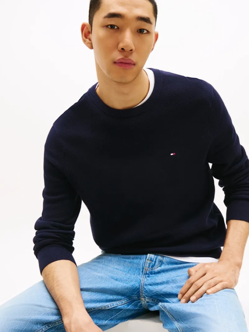 Tommy Hilfiger Pullover & Sweatshirts|Big Boys*ESSENTIAL STRUCTURE CREW NECK desert sky