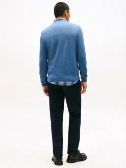 Tommy Hilfiger Pullover & Sweatshirts|Big Boys*ESSENTIAL STRUCTURE CREW NECK petrol blue heather