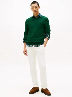 Tommy Hilfiger Pullover & Sweatshirts|Big Boys*ESSENTIAL STRUCTURE CREW NECK ornamental green heather