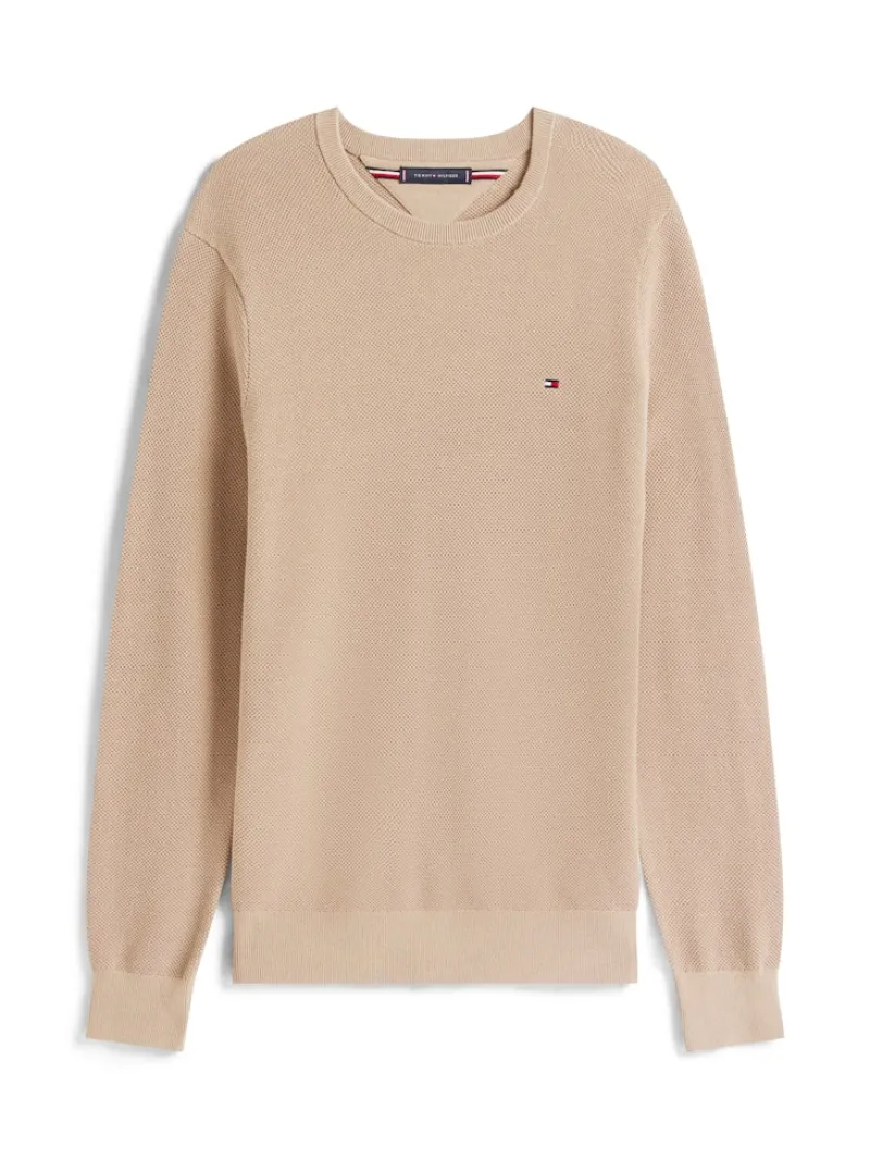 Tommy Hilfiger Pullover & Sweatshirts|Big Boys*ESSENTIAL STRUCTURE CREW NECK coastal taupe