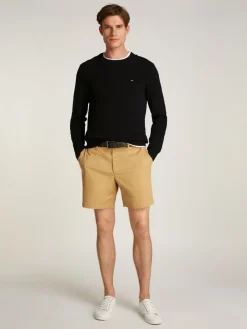 Tommy Hilfiger Pullover & Sweatshirts|Big Boys*ESSENTIAL STRUCTURE CREW NECK Black