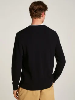 Tommy Hilfiger Pullover & Sweatshirts|Big Boys*ESSENTIAL STRUCTURE CREW NECK Black