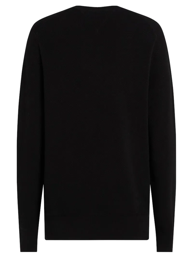 Tommy Hilfiger Pullover & Sweatshirts|Big Boys*ESSENTIAL STRUCTURE CREW NECK Black
