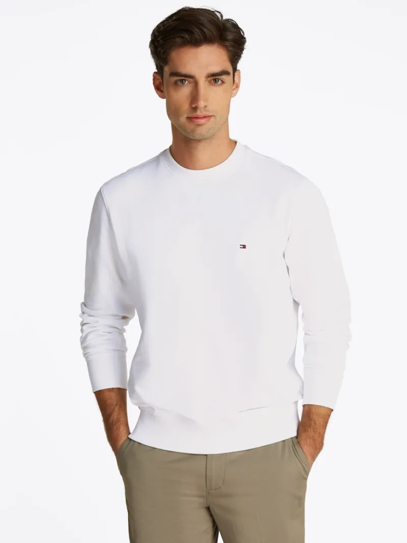 Tommy Hilfiger Pullover & Sweatshirts|Big Boys*ESSENTIAL TERRY CREWNECK white