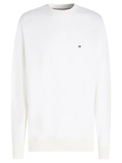 Tommy Hilfiger Pullover & Sweatshirts|Big Boys*ESSENTIAL TERRY CREWNECK white