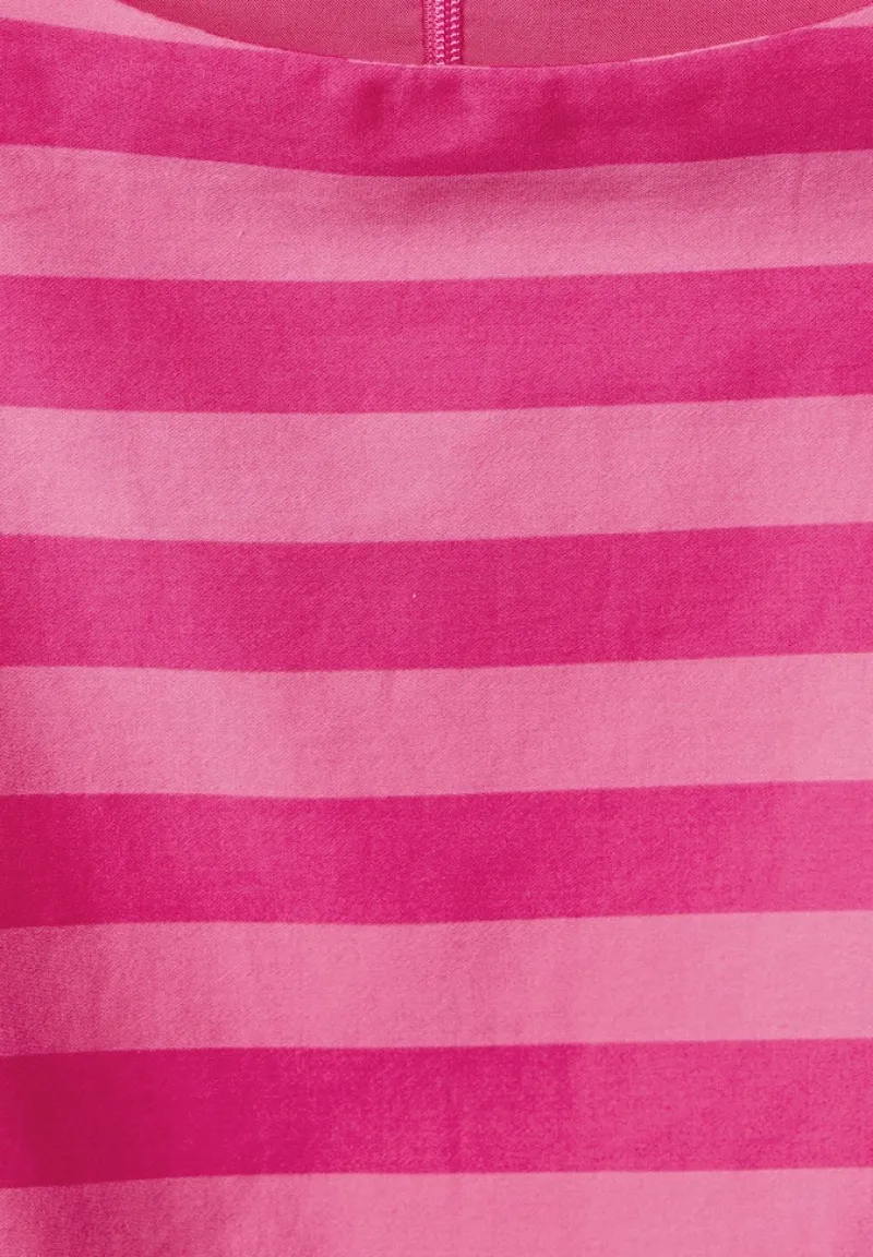 Street One Kleider*Etuikleid mit Streifenmuster nu pink