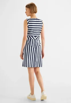 Street One Kleider*Etuikleid mit Streifenmuster deep blue