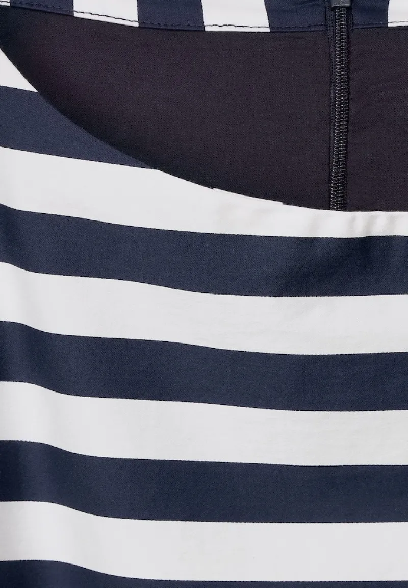 Street One Kleider*Etuikleid mit Streifenmuster deep blue