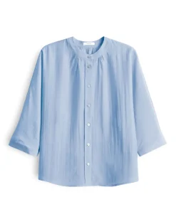 Opus Blusen*Fabell oxford blue