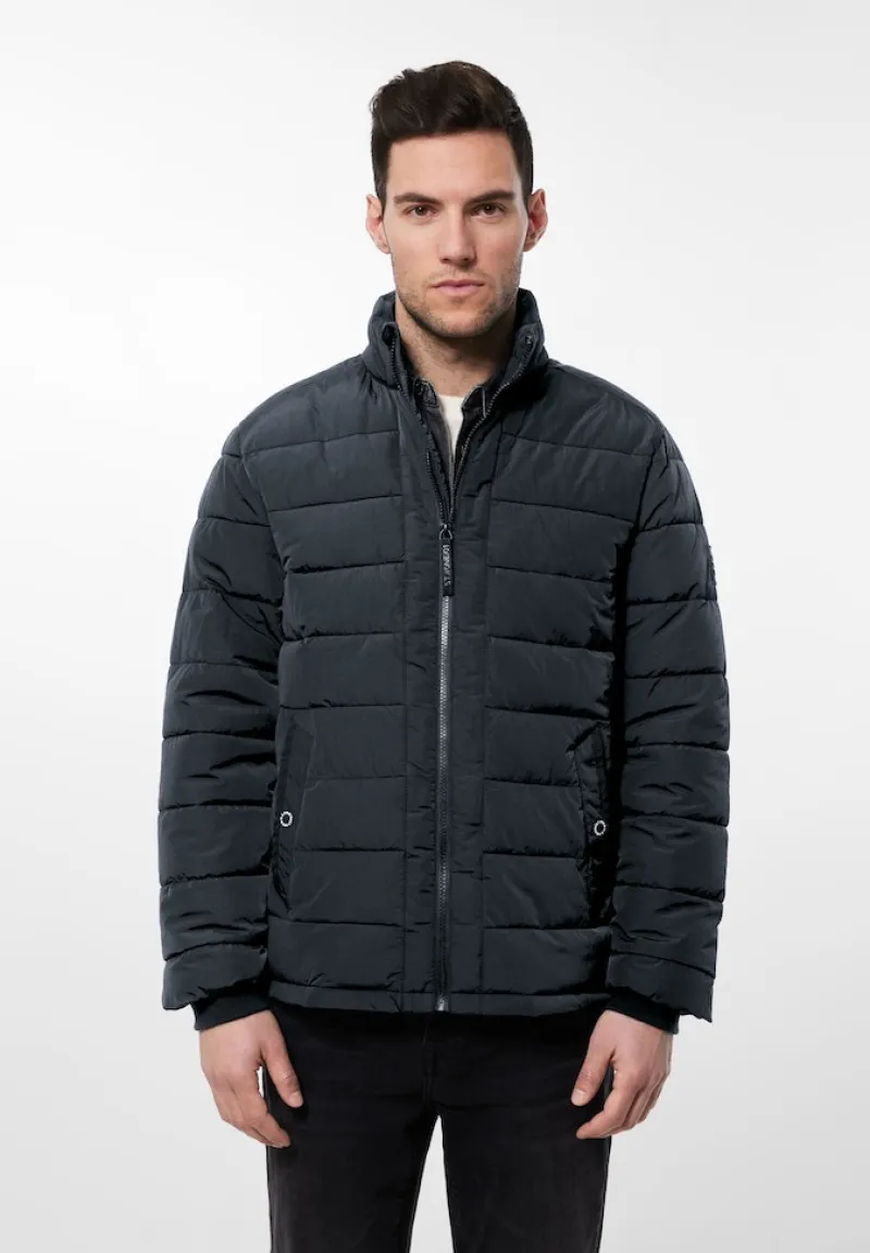 Street One Men Jacken|Big Boys*Fake Light Daunen Jacke limousine black