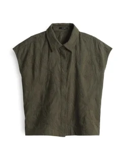 Opus Blusen*Falme olive leaf