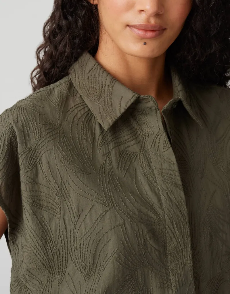 Opus Blusen*Falme olive leaf